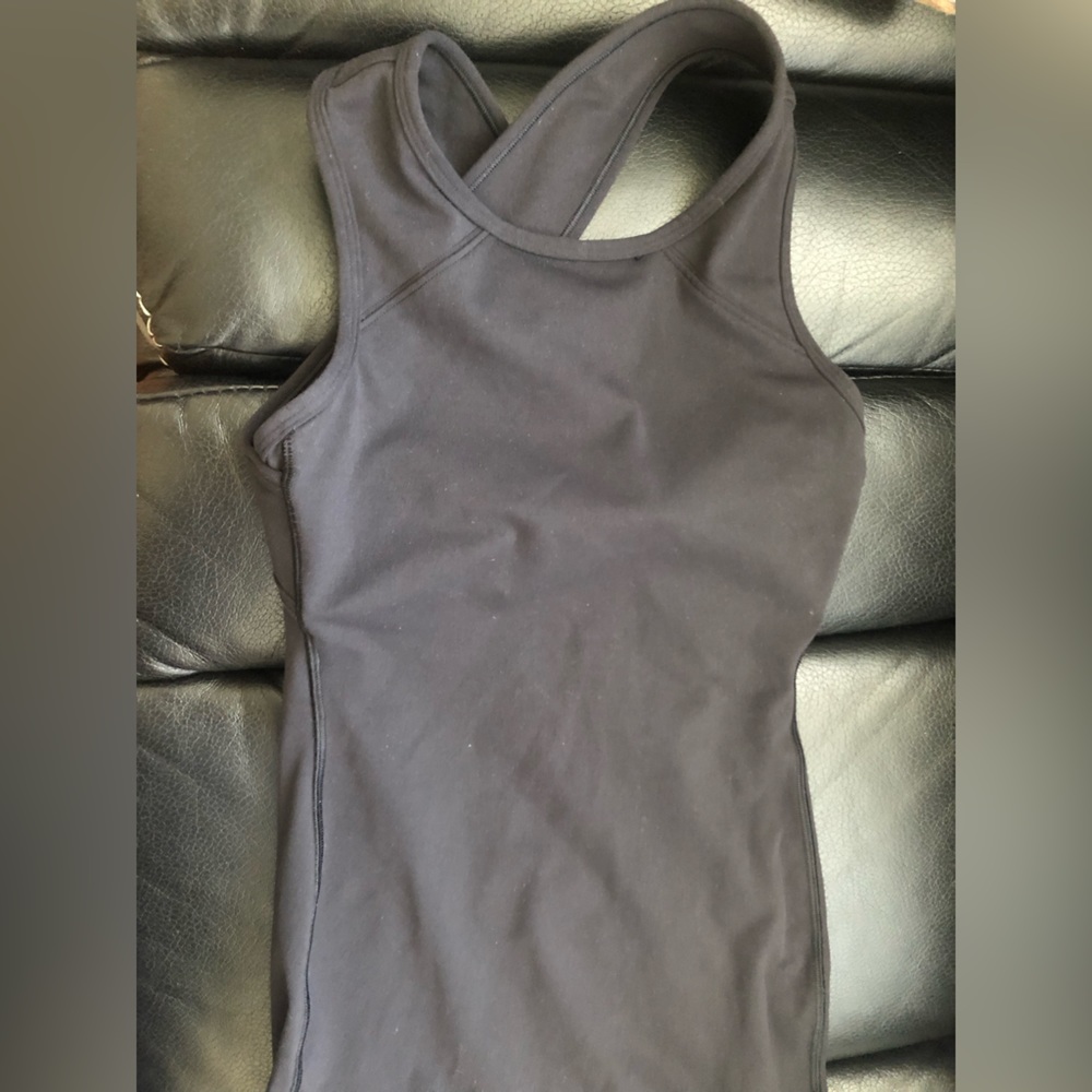 Lululemon Picnic Play Dress Black Second Release with Logo on back Size 2 EUC - Picture 3 of 10